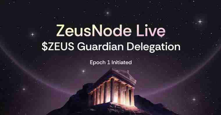 ZeusNode正式上线,Zeus Network将1%的BTC引入Solana生态